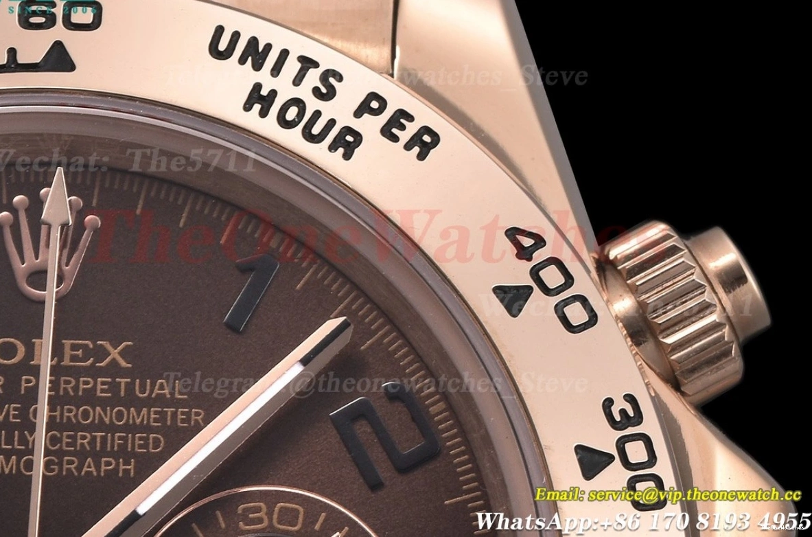 40mm GDF A3836 Brown RG RG Dial Daytona 0109